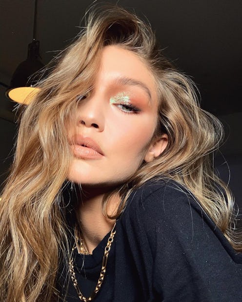 Gigi Hadid has sunflower blonde hair again.