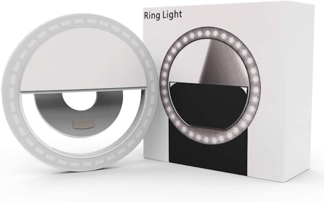 Auxiwa Rechargeable Clip-On Selfie Ring Light
