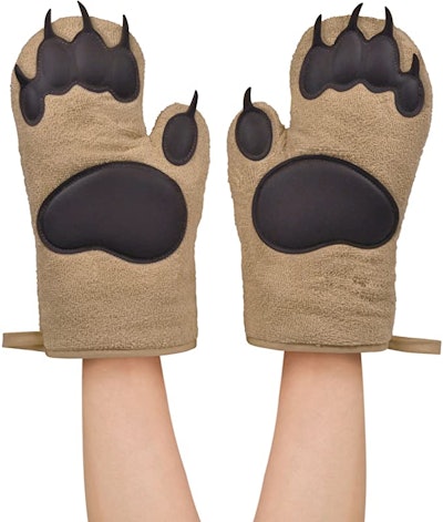Genuine Fred Bear Hands Oven Mitts 