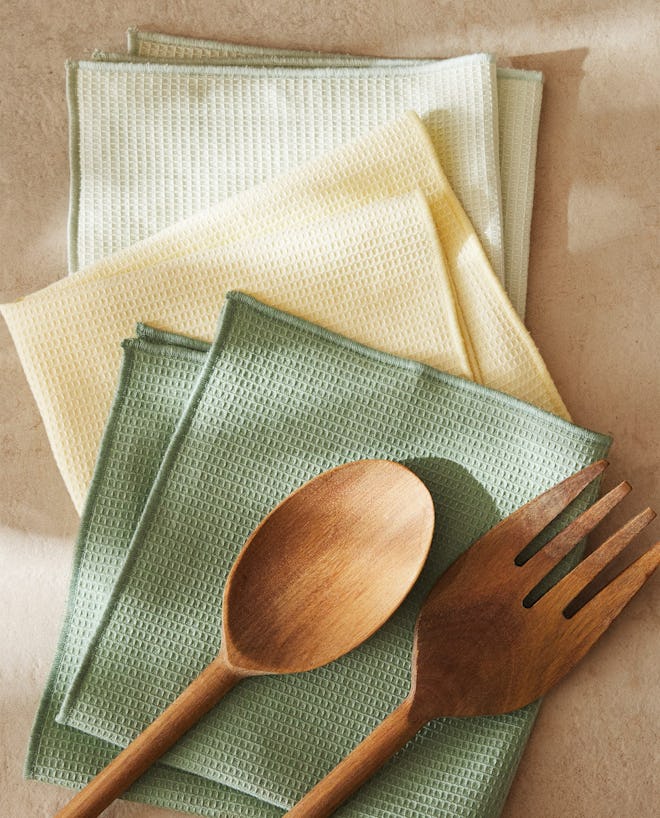 Waffle Knit Kitchen Towel (Set of 3)