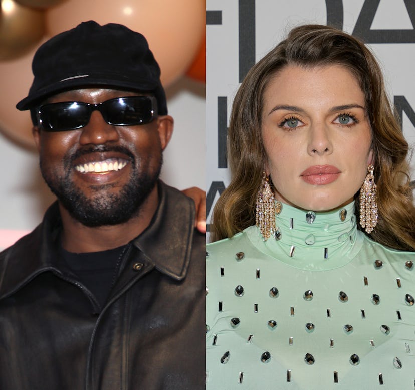 Kanye West and Julia Fox