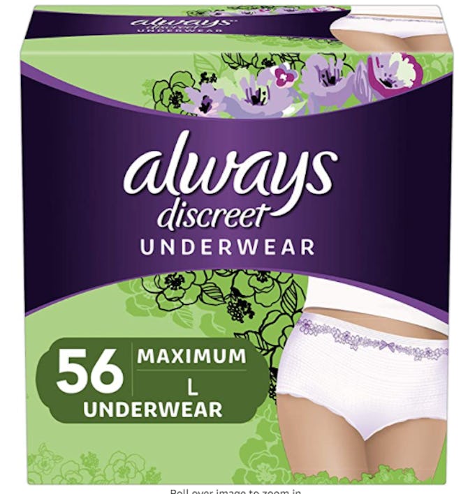 Always Discreet Postpartum Underwear is one of the best postpartum pads