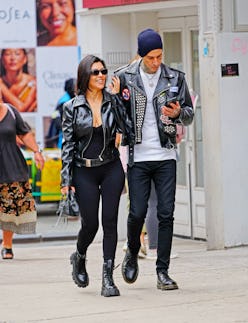 Kourtney Kardashian and Travis Barker