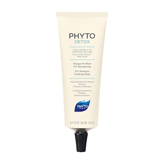 PHYTO Phytodetox Pre-shampoo Purifying Mask, 4.4 oz