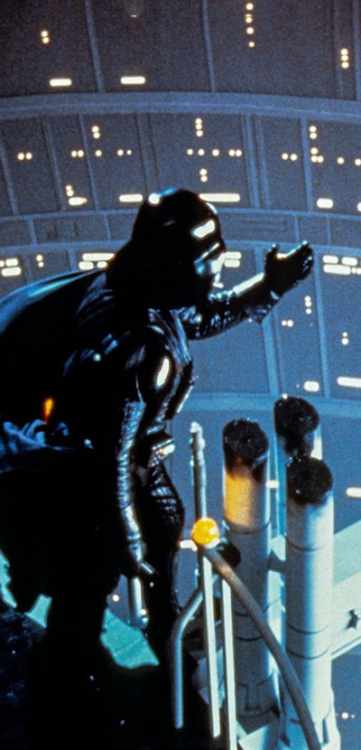 screenshot of Darth Vader and Luke Skywalker in The Empire Strikes Back