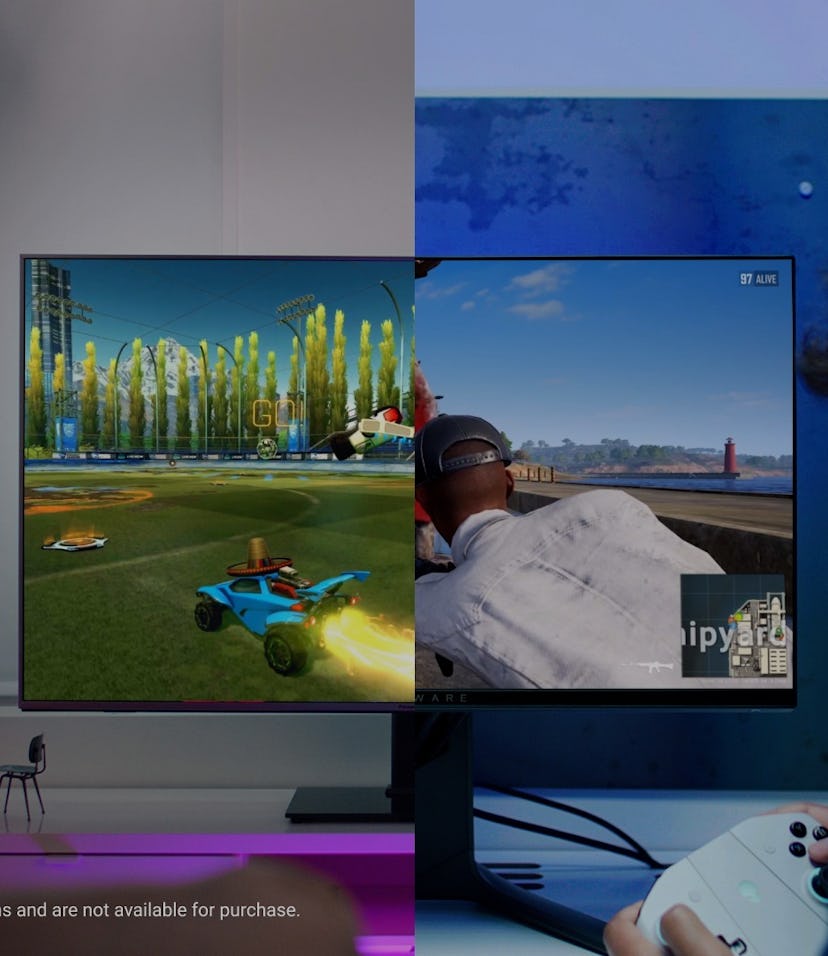 Screen showing off Alienware's Concept Nyx capabilities