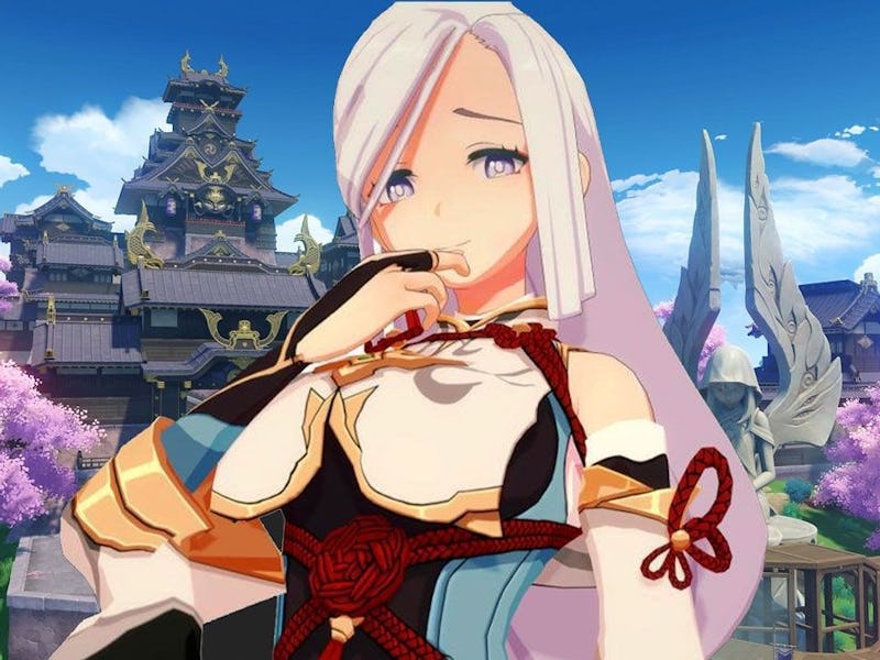 genshin impact shenhe screenshot