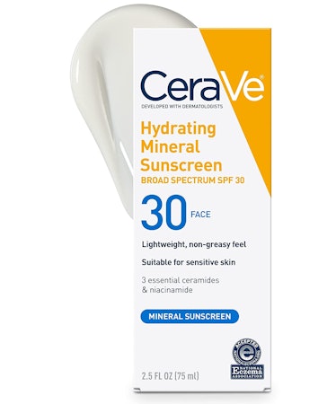 CeraVe 100% Mineral Face Sunscreen SPF 30 