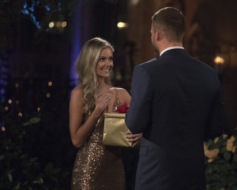 Hannah Godwin presented Colton with a “gift” of his “favorite underwear” on Night One — the box turn&hellip;