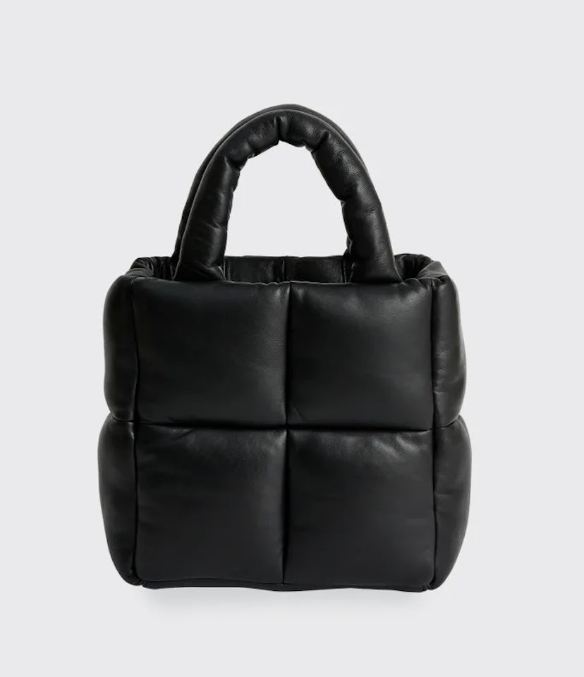 Rosanne Puffy Leather Tote Bag
