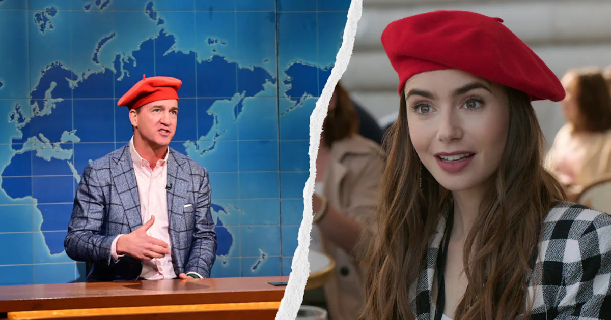 Peyton Manning's 'SNL' Appearance Was An 'Emily In Paris' Fan Moment