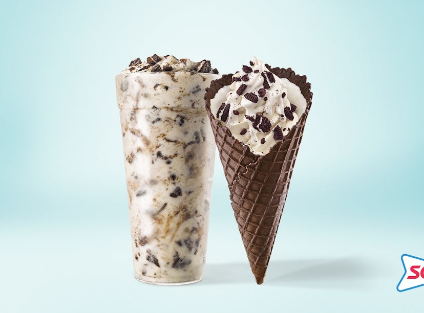 Sonic's Double Stuf Oreo Waffle Cone and Blast are back for 2022.