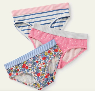 Boden 3-Pack Floral Panties are great kids' underwear