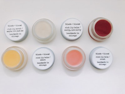 Several canisters of lip balm