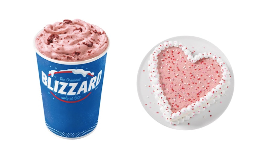 Dairy Queen's Valentine’s Day 2022 Cake & Blizzard Have Red Velvet Vibes