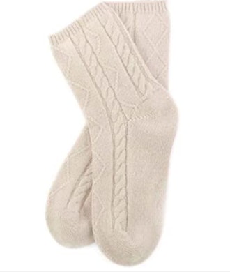 Karen Thomas Pure 3-Ply Cashmere Sleep Socks
