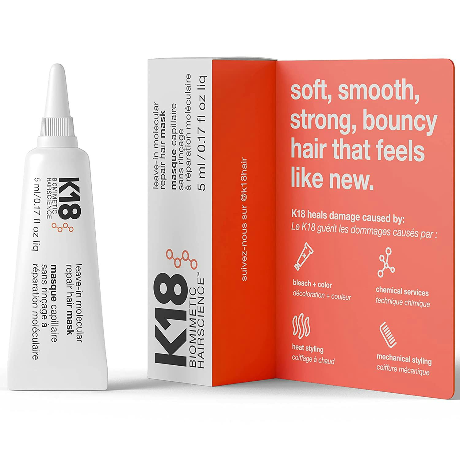 K18 Leave-In Molecular Repair Hair Mask