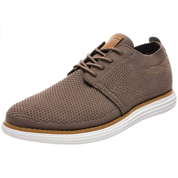 These lace-up knit oxfords combine the style of a dress shoe with the comfort of a sneaker. 