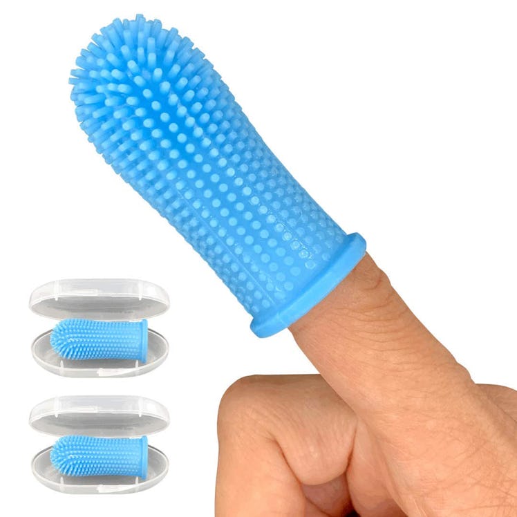 Jasper 360º Finger Dog Toothbrush Kit (2-Pack)