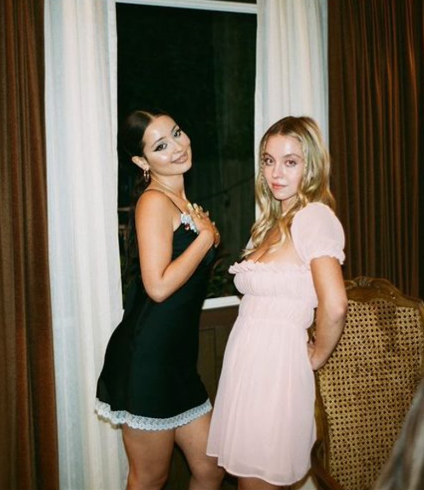 Maddy and Cassie Euphoria behind the scenes