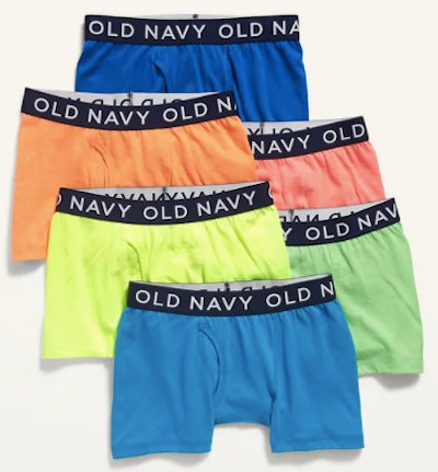 Old Navy 6-Pack Boxer Briefs are great kids' underwear
