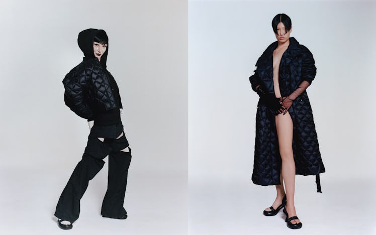 Two more models in Eckhaus Latta x Moose Knuckles