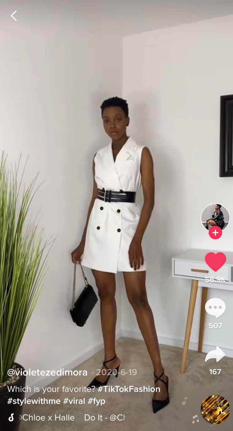 Violet Ezedimora’s fashion TikTok and bold OOTDs will inspire your next look.