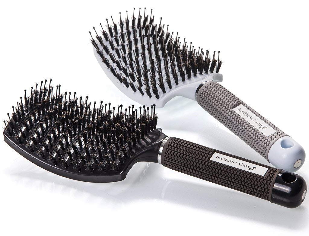 Boar Bristle Hair Brush Set