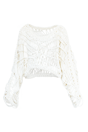Ripple Macrame Pullover Aisling Camps