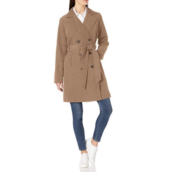 Amazon Essentials Relaxed-Fit Water-Resistant Trench Coat