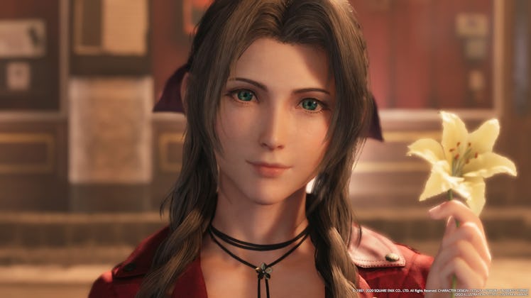 aerith ff7 remake flower