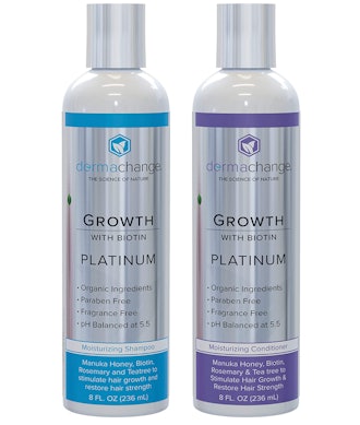 DermaChange Hair Growth Shampoo and Conditioner Set With Natural DHT Blockers