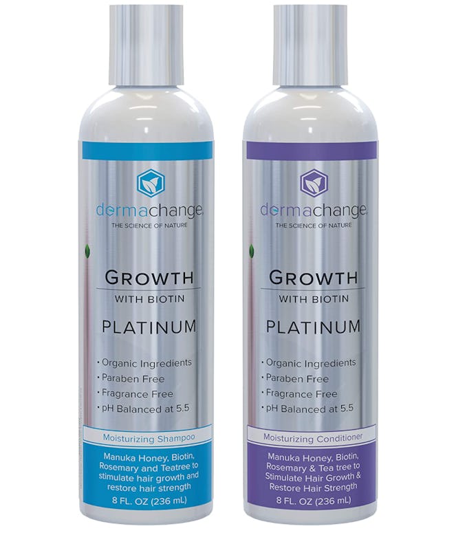 DermaChange Hair Growth Shampoo and Conditioner Set With Natural DHT Blockers