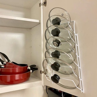 Evelots Pot Lid Storage