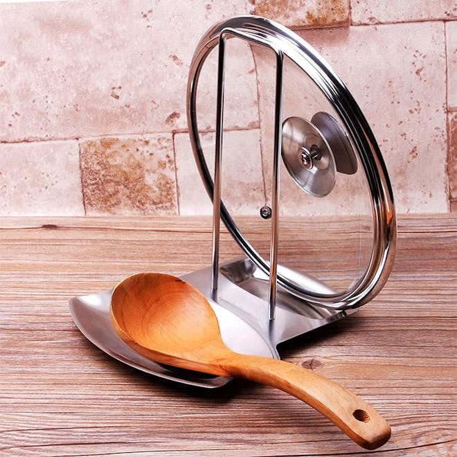 iPstyle Pan Lid and Spoon Holder 