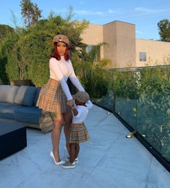 Cardi B's Chanel Outfit Matched Her Daughter's Look & It Was Adorable