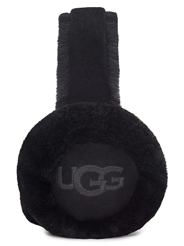 Sheepskin Embroidered Logo Earmuffs UGG