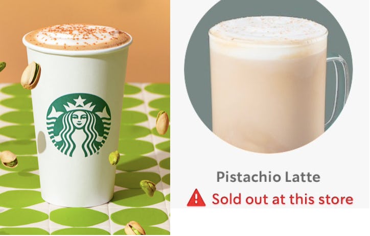 Is Starbucks’ Pistachio Latte Sold Out? The 2022 Return Came With A Glitch