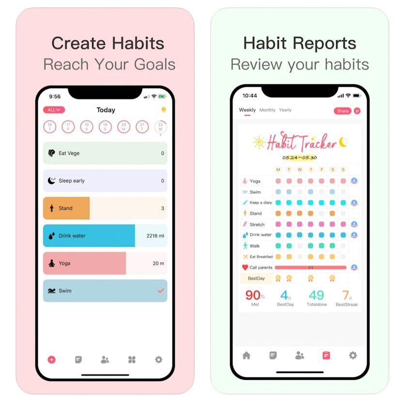 Habit Tracker is one of 2022's best goal apps.