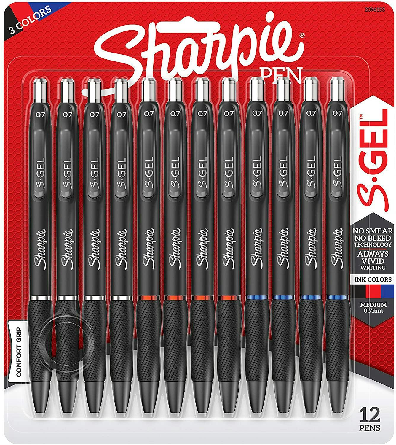 Sharpie S-Gel Gel Pens (12-Pack)