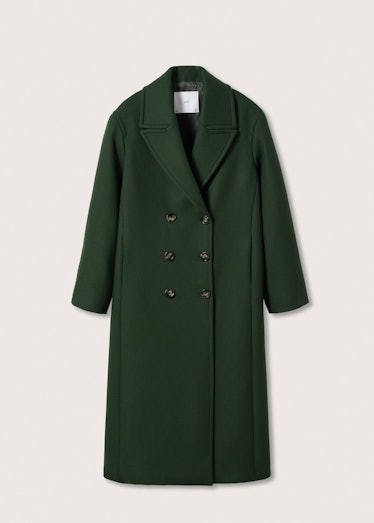 Katie Holmes’ Mango Green Coat Is Her Snow Storm-Ready Piece