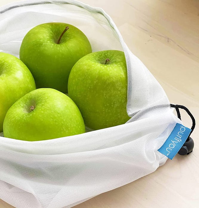 purifyou Premium Reusable Produce Bags (Set of 10)