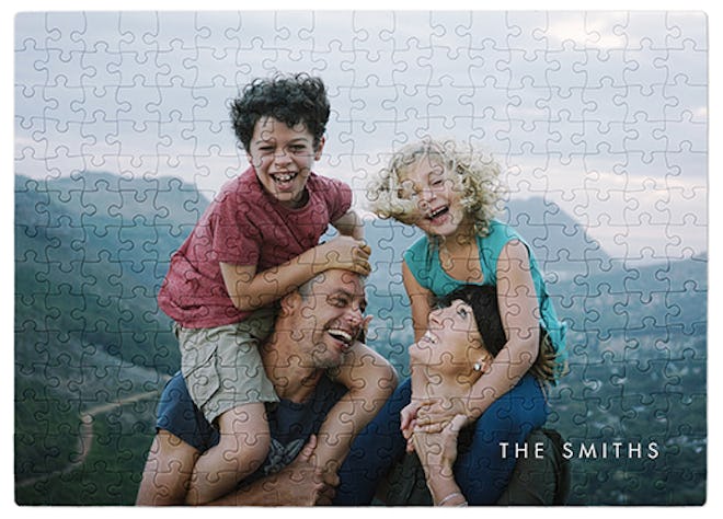 A personalized photo puzzle makes a great last minute Valentine's Day gift idea
