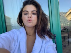 Selena Gomez posing selfie