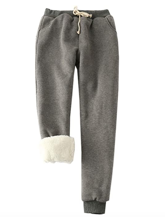 PEHMEA Sherpa-Lined Joggers