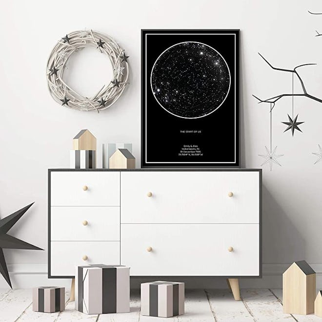 West Clay Company Personalized Star Constellation Map