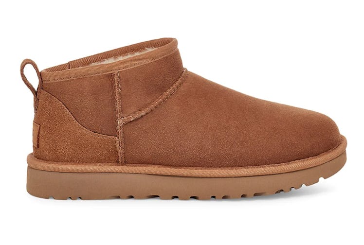 UGG's Classic Ultra Mini Sheepskin Ankle Boots.