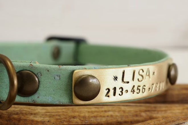 Personalized Cat Collar is a great last minute Valentine's Day gift idea
