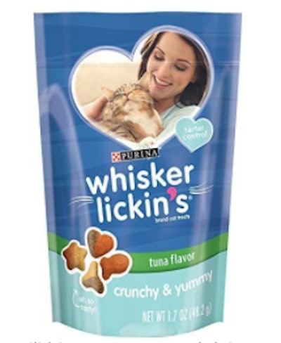 Purina Whisker Lickin Treats is a great last minute Valentine's Day gift idea