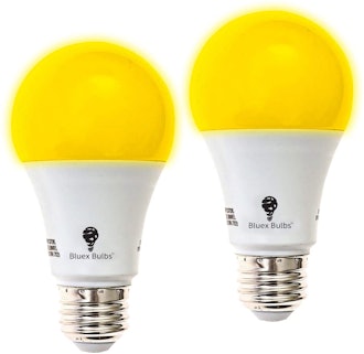 Amber Yellow LED Light Bulb (2-Pack)